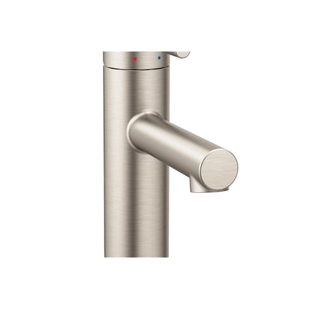 One-Handle Bathroom Faucet Brushed Nickel